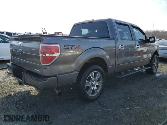 2014 Ford F-150 XL with VIN 1FTFW1CF9EKF51182, listed as a Copart auction lot 44395325 with 170,010 mi miles and Salvage Title. Bid and sale history available at carsss.com. Image 3.