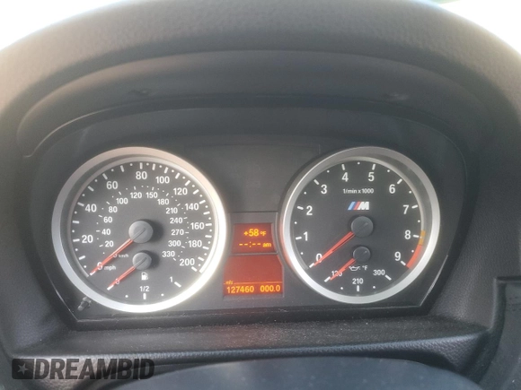 2008 BMW 3 Series M3 with VIN WBSVA93528E041123, listed as a Copart auction lot 70813694 with 127,460 mi miles and Salvage title. Bid and sale history available at DreamBid. Image 9.