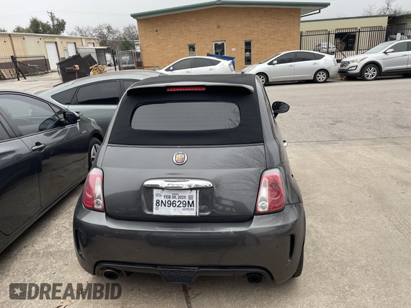 2014 FIAT 500 Abarth with VIN 3C3CFFJH8ET190132, listed as a IAAI auction lot 41574469 with 105,809 mi miles. Bid and sale history available at carsss.com. Image 11.