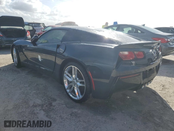 2015 Chevrolet Corvette 2LT with VIN 1G1YD2D76F5106922, listed as a Copart auction lot 73888084 with 0 mi miles and Non Repairable. Bid and sale history available at carsss.com. Image 2.