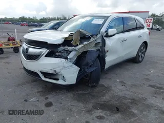 2016 Acura MDX with VIN 5FRYD3H24GB004738, listed as a IAAI auction lot 41571742 with 50,007 mi miles. Bid and sale history available at carsss.com. Image 6.