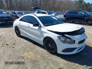 2019 Mercedes-Benz CLA with VIN WDDSJ4EB2KN729555, listed as a IAAI auction lot 41730007 with 50,914 mi miles. Bid and sale history available at carsss.com. Image 1.
