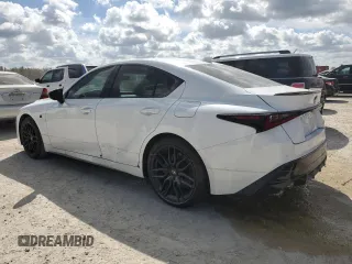 2024 Lexus IS with VIN JTHAP1D25R5005615, listed as a Copart auction lot 74526954 with 3,394 mi miles and Non Repairable. Bid and sale history available at carsss.com. Image 2.