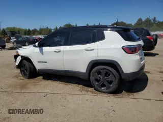 2019 Jeep Compass Latitude with VIN 3C4NJDBB6KT828486, listed as a Copart auction lot 56137755 with 47,119 mi miles and Salvage title. Bid and sale history available at DreamBid. Image 2.