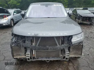 2017 Land Rover Range Rover HSE with VIN SALGS2FV2HA341048, listed as a Copart auction lot 58291295 with 135,135 mi miles and Salvage title. Bid and sale history available at DreamBid. Image 5.