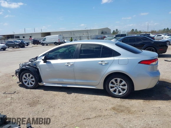 2020 Toyota Corolla LE with VIN JTDEPRAE0LJ114241, listed as a IAAI auction lot 41762404 with 44,571 mi miles. Bid and sale history available at carsss.com. Image 15.