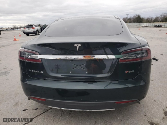 2013 Tesla Model S Performance with VIN 5YJSA1DP5DFP24180, listed as a Copart auction lot 49993215 with 77598 miles and Salvage Title. Bid and sale history available at carsss.com. Image 6.