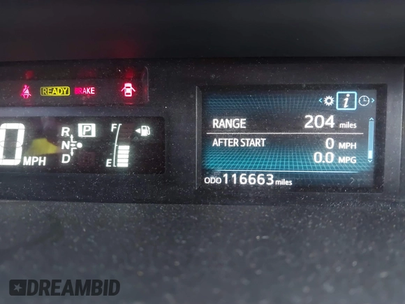 2017 Toyota Prius v Two with VIN JTDZN3EU6HJ057203, listed as a IAAI auction lot 41544512 with 116,663 mi miles. Bid and sale history available at carsss.com. Image 15.
