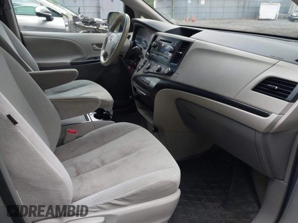 2012 Toyota Sienna LE AAS with VIN 5TDKK3DC1CS190661, listed as a IAAI auction lot 42333206 with 275,012 mi miles and . Bid and sale history available at DreamBid. Image 5.