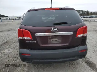 2013 Kia Sorento LX with VIN 5XYKT4A20DG314559, listed as a Copart auction lot 85943334 with 166,771 mi miles and Salvage title. Bid and sale history available at DreamBid. Image 6.