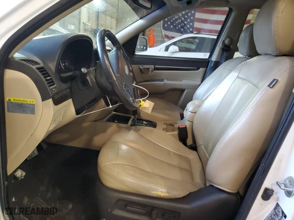 2012 Hyundai Santa Fe Limited with VIN 5XYZK3AB9CG155762, listed as a Copart auction lot 86322784 with 213,505 mi miles and Salvage Title. Bid and sale history available at carsss.com. Image 7.
