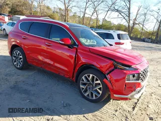 2022 Hyundai Santa Fe Calligraphy with VIN 5NMS54AL0NH454654, listed as a IAAI auction lot 41826372 with 63,314 mi miles. Bid and sale history available at carsss.com. Image 1.