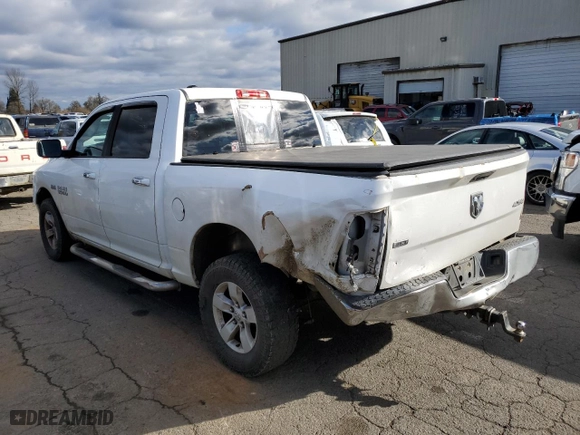 2018 Ram 1500 Big Horn with VIN 1C6RR7LT6JS306211, listed as a Copart auction lot 43805405 with 183,562 mi miles and Salvage Title. Bid and sale history available at carsss.com. Image 2.