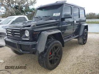 2017 Mercedes-Benz G-Class G 550 4x4 Squared with VIN WDCYC5FF5HX281468, listed as a Copart auction lot 79087964 with 85,186 mi miles and Salvage Title. Bid and sale history available at carsss.com. Image 1.