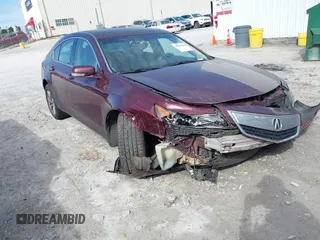 2012 Acura TL Tech Auto with VIN 19UUA8F52CA021691, listed as a IAAI auction lot 41698400 with 1 mi miles. Bid and sale history available at carsss.com. Image 1.