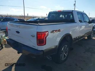2016 Ford F-150 XLT with VIN 1FTFW1EF0GFC18720, listed as a IAAI auction lot 41293225 with 65,356 mi miles. Bid and sale history available at carsss.com. Image 4.