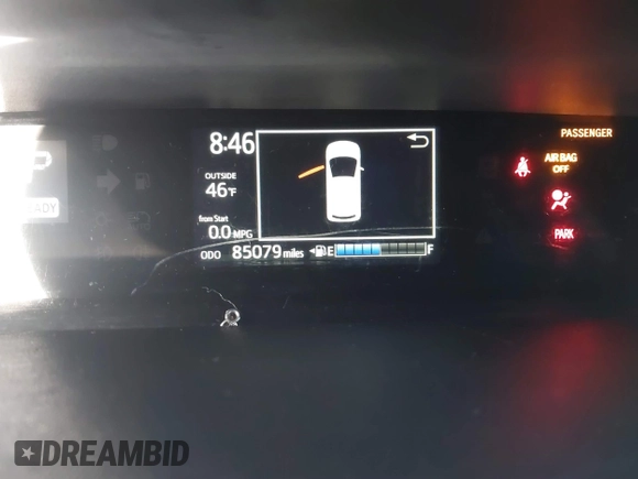 2018 Toyota Prius One with VIN JTDKDTB37J1605828, listed as a IAAI auction lot 41310761 with 85,079 mi miles and . Bid and sale history available at DreamBid. Image 15.