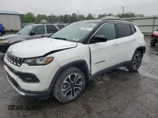 2023 Jeep Compass Limited with VIN 3C4NJDCN7PT501966, listed as a Copart auction lot 56692575 with 18,430 mi miles and Salvage title. Bid and sale history available at DreamBid. Image 1.