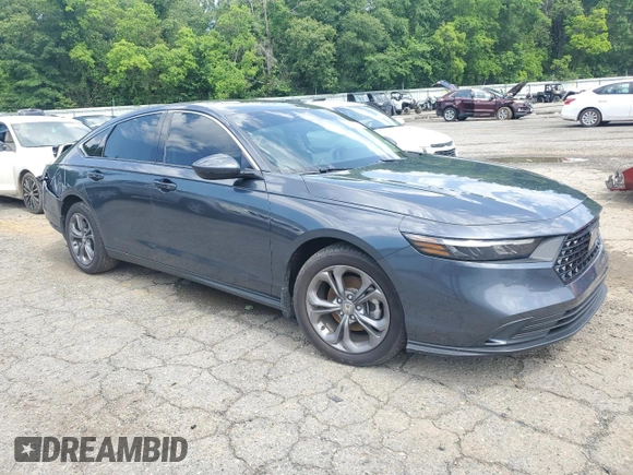 2024 Honda Accord EX с VIN 1HGCY1F36RA079454, выставлен на аукционе Copart как лот 55356185 с пробегом 15 640 миль миль и Списание • Salvage title. История ставок и продаж доступна на DreamBid. Изображение 4.