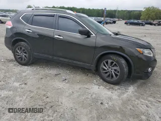 2016 Nissan Rogue SL with VIN 5N1AT2MT5GC794414, listed as a Copart auction lot 52225645 with 77,608 mi miles and Salvage Title. Bid and sale history available at carsss.com. Image 4.