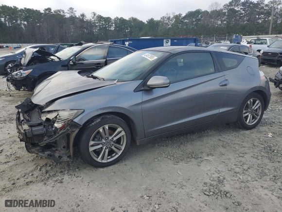 2013 Honda CR-Z with VIN JHMZF1D49DS001200, listed as a Copart auction lot 43457585 with 170,427 mi miles and Salvage Title. Bid and sale history available at carsss.com. Image 1.