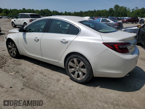 2016 Buick Regal Premium II with VIN 2G4GT5GX3G9117332, listed as a Copart auction lot 59085775 with 155,729 mi miles and Salvage title. Bid and sale history available at DreamBid. Image 2.