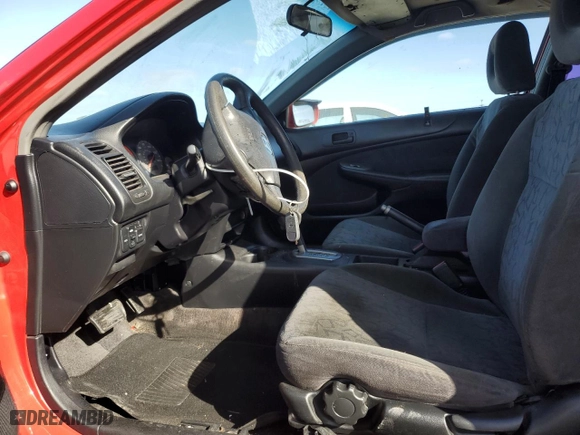 2001 Honda Civic EX with VIN 1HGEM22901L009803, listed as a Copart auction lot 47668165 with 230,728 mi miles and Salvage Title. Bid and sale history available at carsss.com. Image 7.