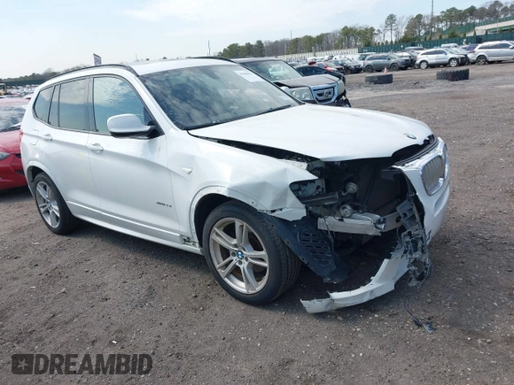 2014 BMW X3 xDrive35i with VIN 5UXWX7C59E0E76908, listed as a IAAI auction lot 41988012 with 83,572 mi miles and . Bid and sale history available at DreamBid. Image 1.
