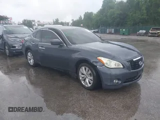 2011 Infiniti M with VIN JN1BY1AR3BM373729, listed as a IAAI auction lot 42328670 with 276,287 mi miles and . Bid and sale history available at DreamBid. Image 1.