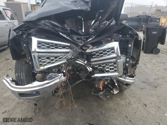 2014 Chevrolet Silverado 1500 LT with VIN 1GCUKRECXEF196715, listed as a Copart auction lot 41894235 with 0 mi miles and Salvage Title. Bid and sale history available at carsss.com. Image 12.