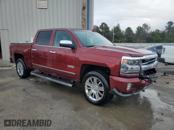 2016 Chevrolet Silverado 1500 High Country with VIN 3GCUKTEC7GG173343, listed as a Copart auction lot 86071504 with 124,675 mi miles and Salvage Title. Bid and sale history available at DreamBid. Image 4.