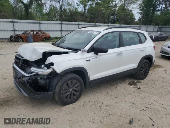 2023 Volkswagen Taos S с VIN 3VVDX7B26PM354005, выставлен на аукционе Copart как лот 53887235 с пробегом 8 421 миль миль и Списание • Salvage title. История ставок и продаж доступна на DreamBid. Изображение 1.