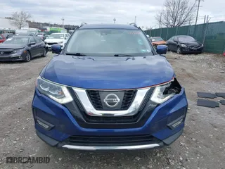 2017 Nissan Rogue SL with VIN 5N1AT2MV0HC742787, listed as a IAAI auction lot 41738314 with 156,574 mi miles. Bid and sale history available at carsss.com. Image 12.