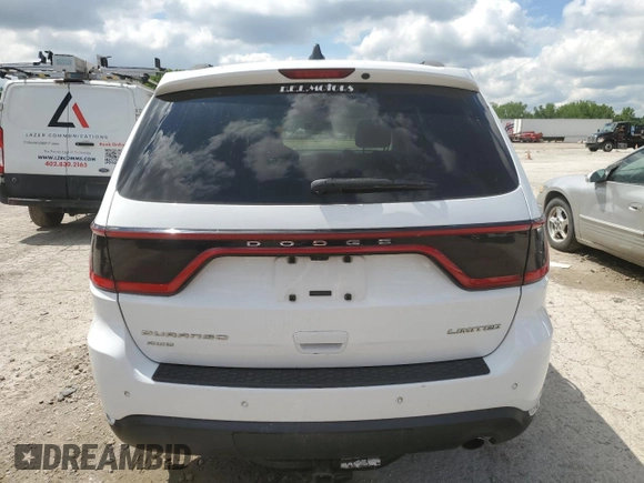 2015 Dodge Durango Limited with VIN 1C4RDJDGXFC170110, listed as a Copart auction lot 58037295 with 154,099 mi miles and Salvage title. Bid and sale history available at DreamBid. Image 6.