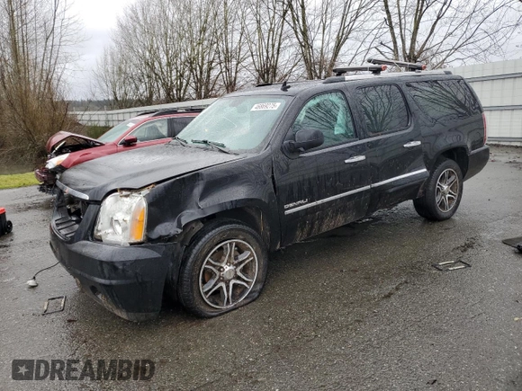 2014 GMC Yukon XL Denali with VIN 1GKS2MEF3ER133527, listed as a Copart auction lot 46869275 with 145,014 mi miles and Salvage Title. Bid and sale history available at carsss.com. Image 1.