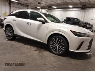 2023 Lexus RX 350 z VIN 2T2BAMCA2PC002538, wystawiony jako IAAI lot #42311775 z przebiegiem 34 463 mil mil oraz . Historia ofert i sprzedaży dostępna na DreamBid. Obrazek 1.