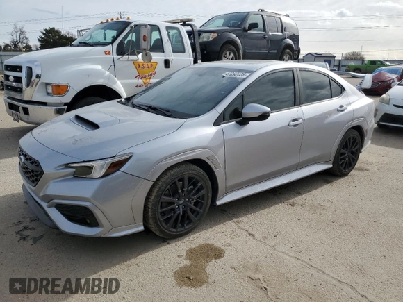 2022 Subaru WRX Limited with VIN JF1VBAL6XN9006368, listed as a Copart auction lot 47396125 with 16,087 mi miles and Salvage Title. Bid and sale history available at carsss.com. Image 1.