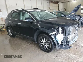 2014 Mazda CX-9 Grand Touring with VIN JM3TB3DA7E0439741, listed as a Copart auction lot 58908805 with 170,604 mi miles and Salvage title. Bid and sale history available at DreamBid. Image 4.