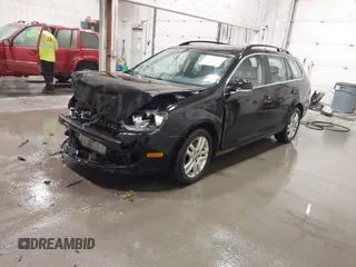 2011 Volkswagen Jetta SportWagen TDI with VIN 3VWPL7AJ8BM676246, listed as a IAAI auction lot 41831636 with 119,638 mi miles. Bid and sale history available at carsss.com. Image 2.