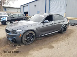 2018 BMW M3 with VIN WBS8M9C50J5J79950, listed as a Copart auction lot 41402115 with 70,742 mi miles and Salvage Title. Bid and sale history available at carsss.com. Image 1.