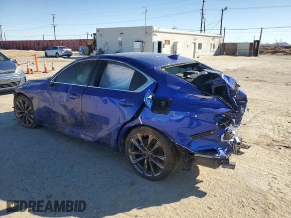 2022 Lexus IS 350 F Sport with VIN JTHGZ1B22N5051954, listed as a Copart auction lot 49489045 with Not provided miles and Salvage title. Bid and sale history available at DreamBid. Image 2.
