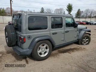 2021 Jeep Wrangler Unlimited Freedom with VIN 1C4HJXDN4MW672340, listed as a Copart auction lot 49406695 with 48,832 mi miles and Salvage title. Bid and sale history available at DreamBid. Image 3.