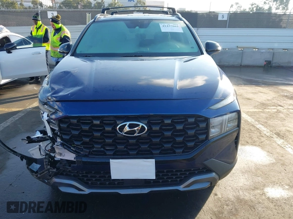 2022 Hyundai Santa Fe XRT with VIN 5NMS6DAJ1NH396954, listed as a IAAI auction lot 41437662 with 35,595 mi miles. Bid and sale history available at carsss.com. Image 12.