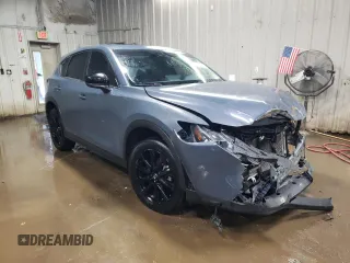 2024 Mazda CX-5 2.5 S Preferred Package with VIN JM3KFBCM9R0372216, listed as a Copart auction lot 47626475 with 17,474 mi miles and Salvage Title. Bid and sale history available at carsss.com. Image 4.
