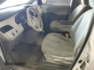 2011 Toyota Sienna with VIN 5TDZK3DC2BS006079, listed as a Copart auction lot 47065045 with 195,663 mi miles and Salvage Title. Bid and sale history available at carsss.com. Image 7.