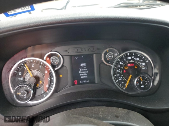 2021 Ram 2500 Tradesman with VIN 3C6UR5HJ9MG677915, listed as a Copart auction lot 68698014 with 63,746 mi miles and Salvage Title. Bid and sale history available at carsss.com. Image 9.