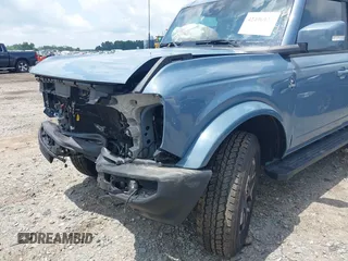 2024 Ford Bronco Outer Banks with VIN 1FMDE8BH5RLA98387, listed as a IAAI auction lot 42496928 with 6,433 mi miles and . Bid and sale history available at DreamBid. Image 19.