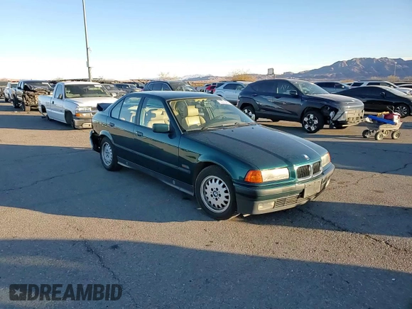 1995 BMW 3 Series 325i with VIN WBACB4329SFM08375, listed as a Copart auction lot 82333444 with 176,746 mi miles and Salvage Title. Bid and sale history available at carsss.com. Image 10.