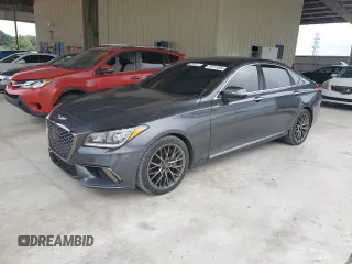 2019 Genesis G80 3.8L with VIN KMTFN4JE2KU313156, listed as a Copart auction lot 76731004 with 75,469 mi miles and Clean Title. Bid and sale history available at carsss.com. Image 1.
