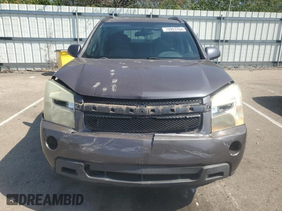 2007 Chevrolet Equinox LT with VIN 2CNDL63F276029086, listed as a Copart auction lot 70993764 with 193,082 mi miles and Salvage Title. Bid and sale history available at carsss.com. Image 5.